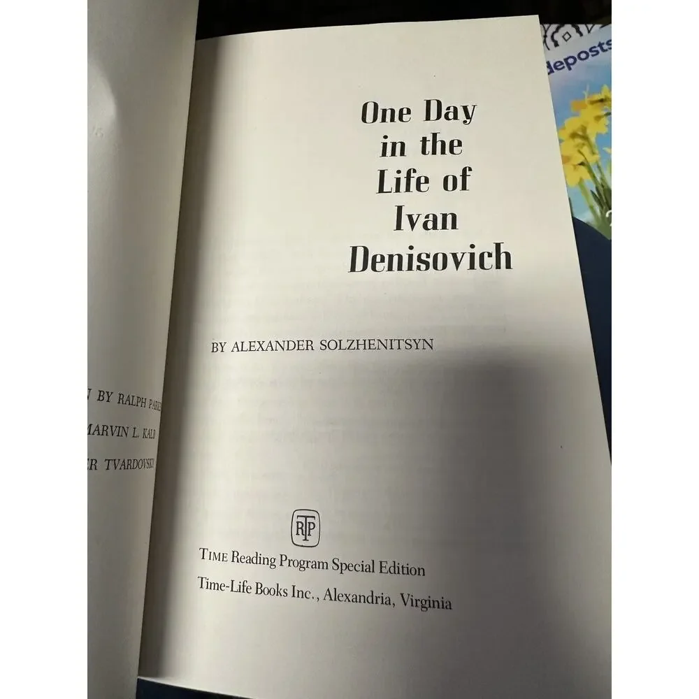 One Day in the Life of Ivan Denisovich by Aleksandr Solzhenitsyn (1963)1st ED VG